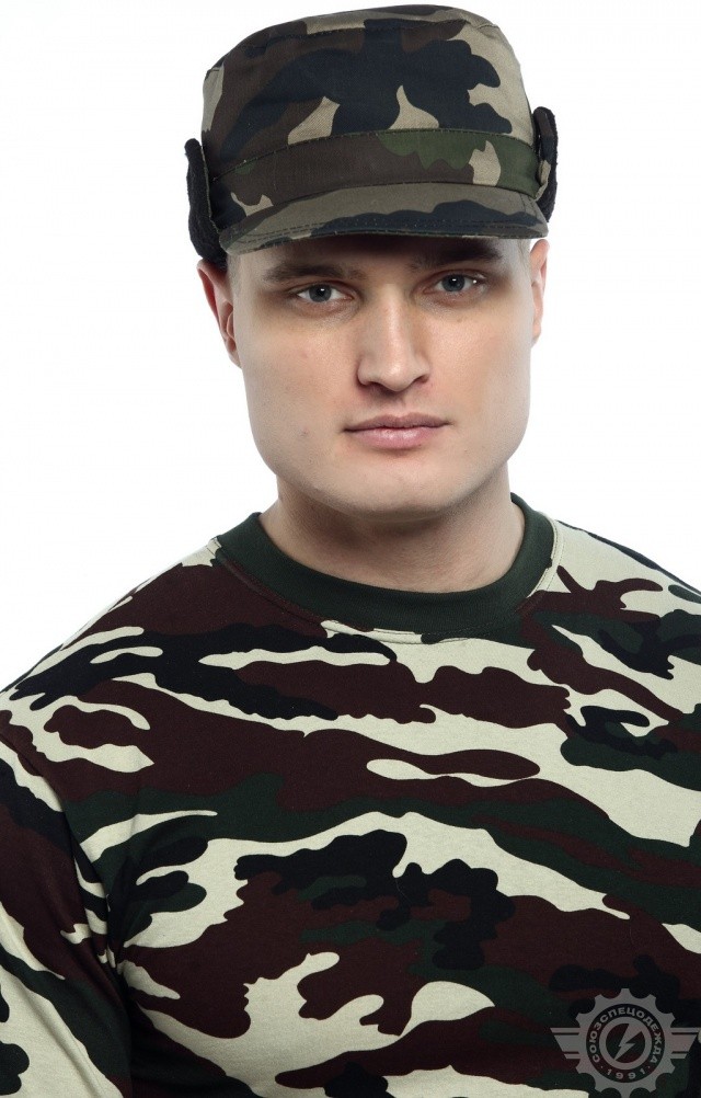 64533 Кепи "Рейнджер" зимняя камуфляж НАТО  Камуфляжная форма  размер 59 Спецодежда  - Вид №5