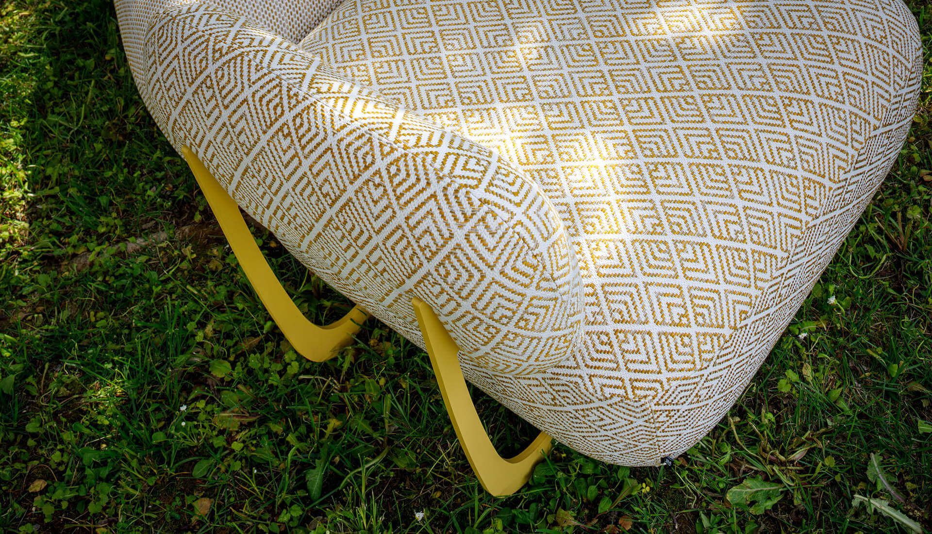 Ткань круглый сад пуфик True Design Code Out ARCH-00138872 - Вид №8