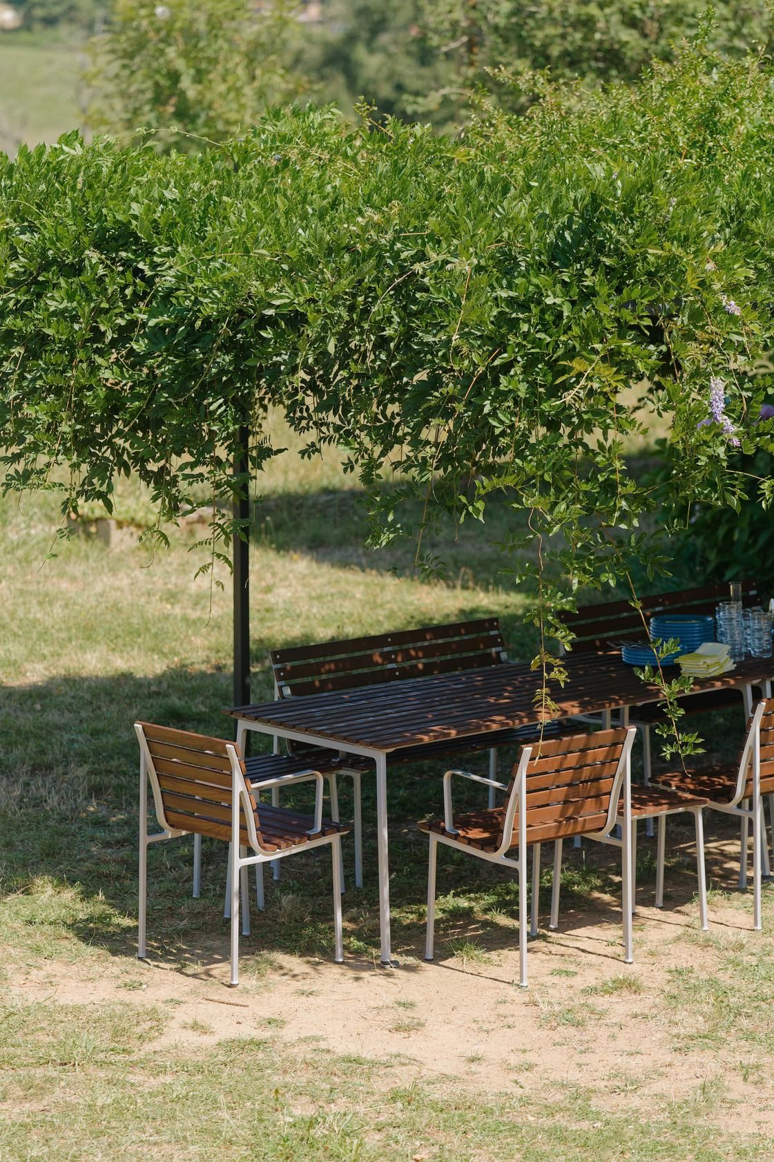 Прямоугольный садовый стол из ясеня Hay Траверс ARCH-00128266 - Вид №20