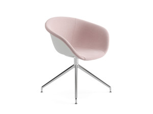 Стул на насесте, частично обтянутый тканью