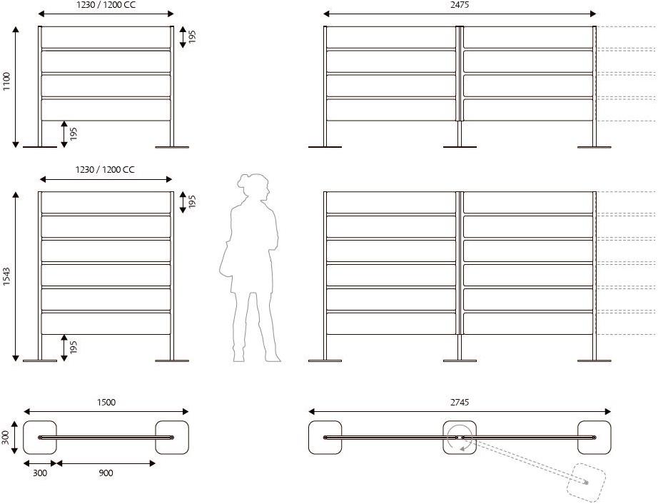 Glimakra of Sweden Отдельно стоящая разделительная панель Limbus sun-id-1507748 - Вид №5