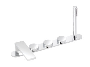 Термостатический набор каскадных ванн с ручным душем