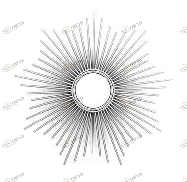 Зеркало-солнце серебряное Arizona UNICO ДИЗАЙНЕРСКИЕ 255254 Серебро 