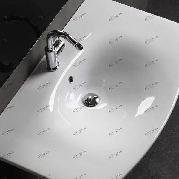 90FO Накладная раковина на столешницу  овальная Olympia Ceramica 