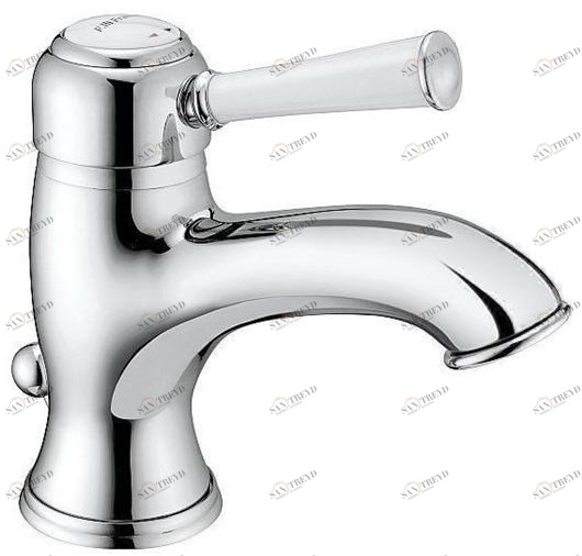 Rubinetterie Frattini Смеситель для раковины, однорычажный, со сливом Morgan p sun-id-1483315