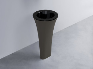 AMLA45-N+AMPILT-N+AMCOLT-FN Раковина Amedeo Tondo отдельностоящая cielo Enjoy + Amedeo