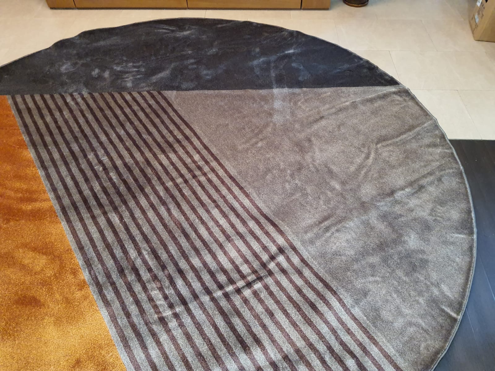 PROF Ковер в наличии из полиамида круглый диаметр 3 метра U0280S - Вид №17
