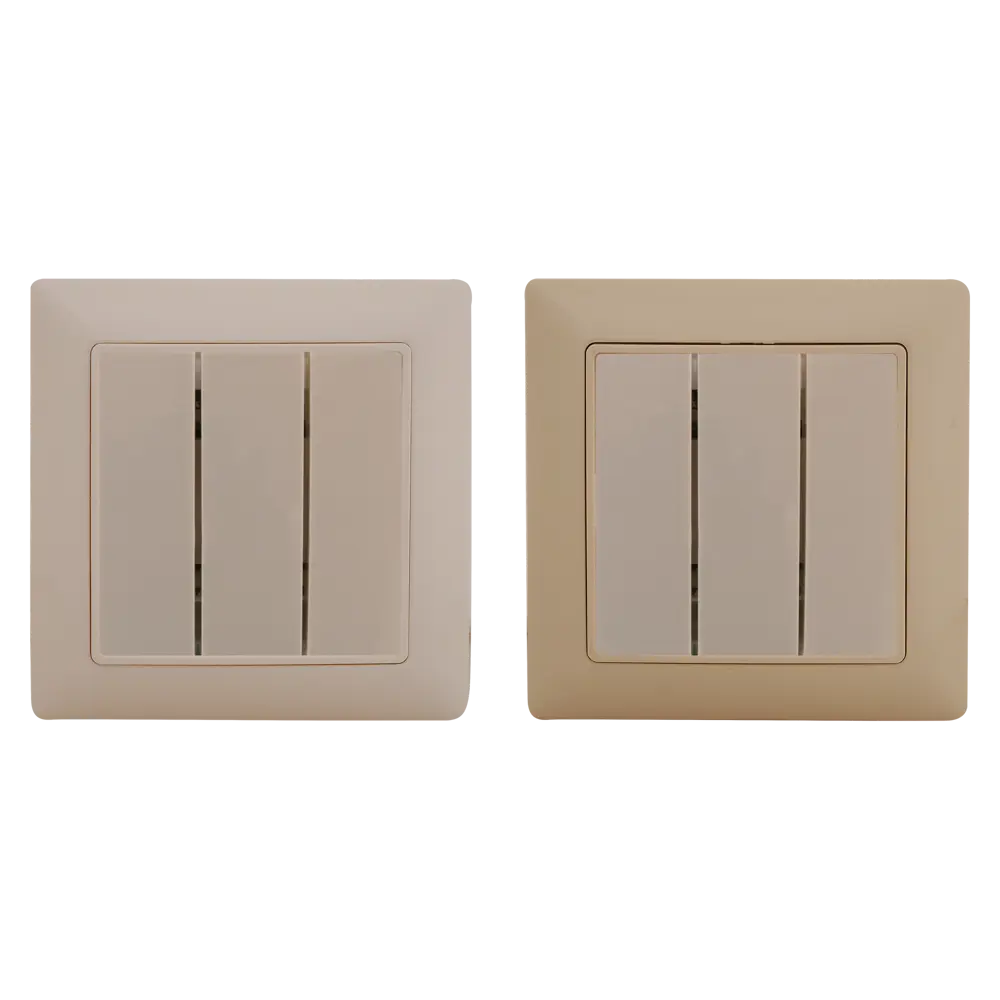 Выключатель встраиваемый ABB Basic 55 3 клавиши, цвет белый 13596333 STLM-2166812 Basic55 - Вид №1