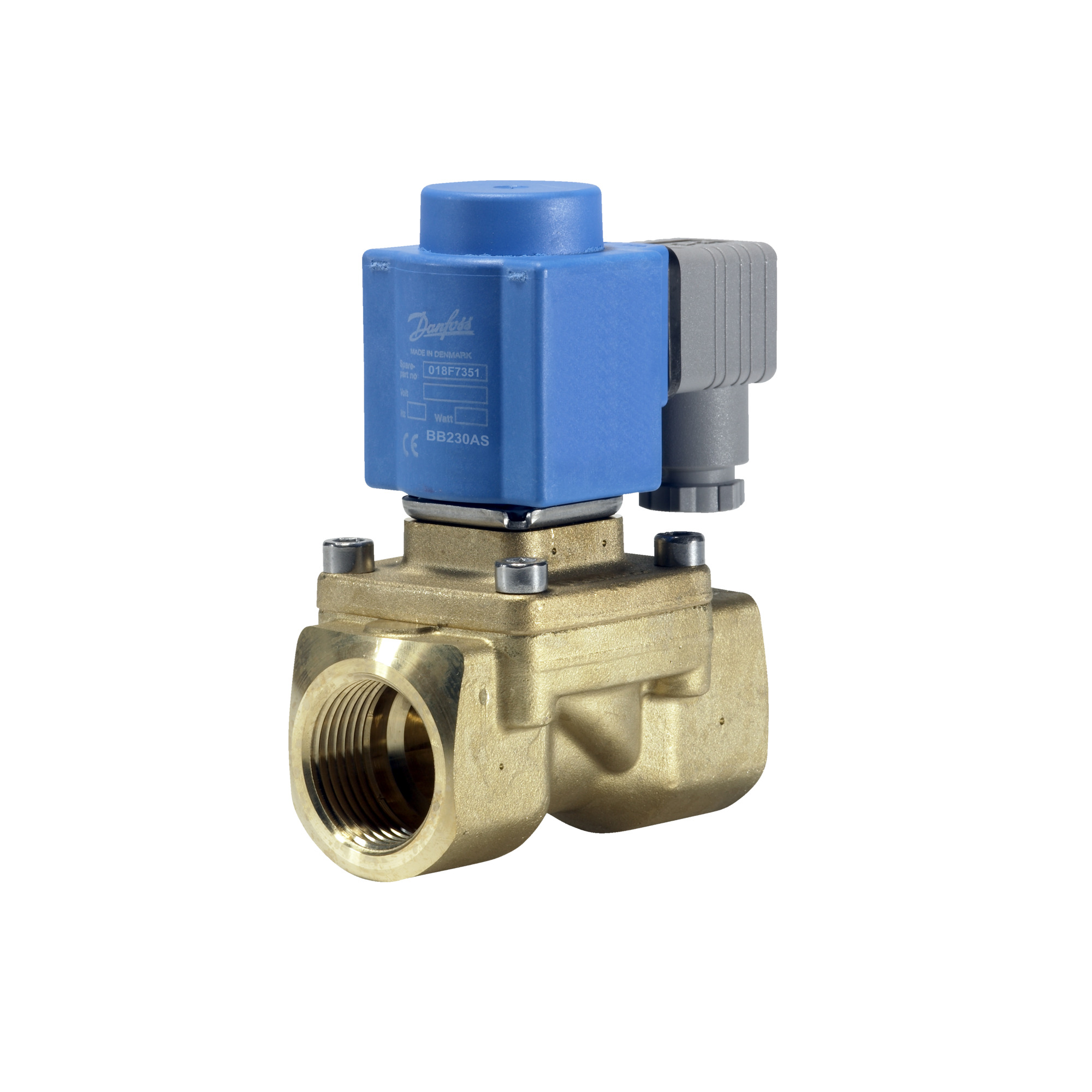Danfoss EV250B — двухходовые электромагнитные клапаны с принудительным подъемом Клапан электромагнитный EV250B 032U5254  - Вид №9