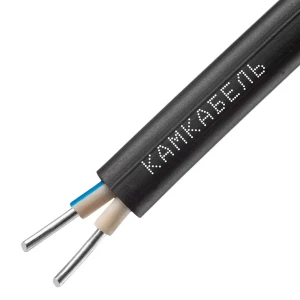 Кабель Камкабель АВВГ 2x4 мм 50 м ГОСТ цвет черный 82347508 STLM-2203963