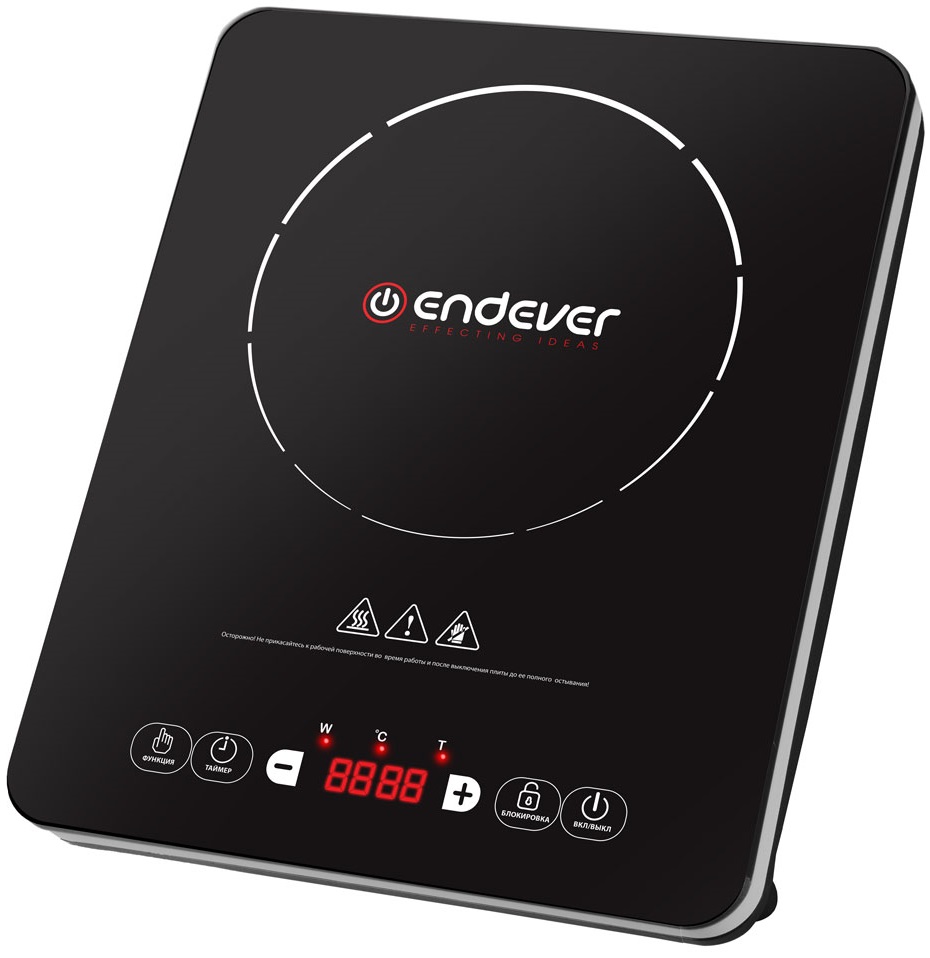 9955663 Плита компактная электрическая Endever Skyline IP-53 черный KROMAX STDN-0147313 - Вид №1