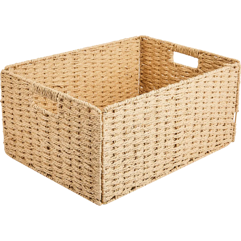 SPACEO Корзина для интерьера из бумажных нитей с металлическим каркасом 89344339 Kub STLM-1090814