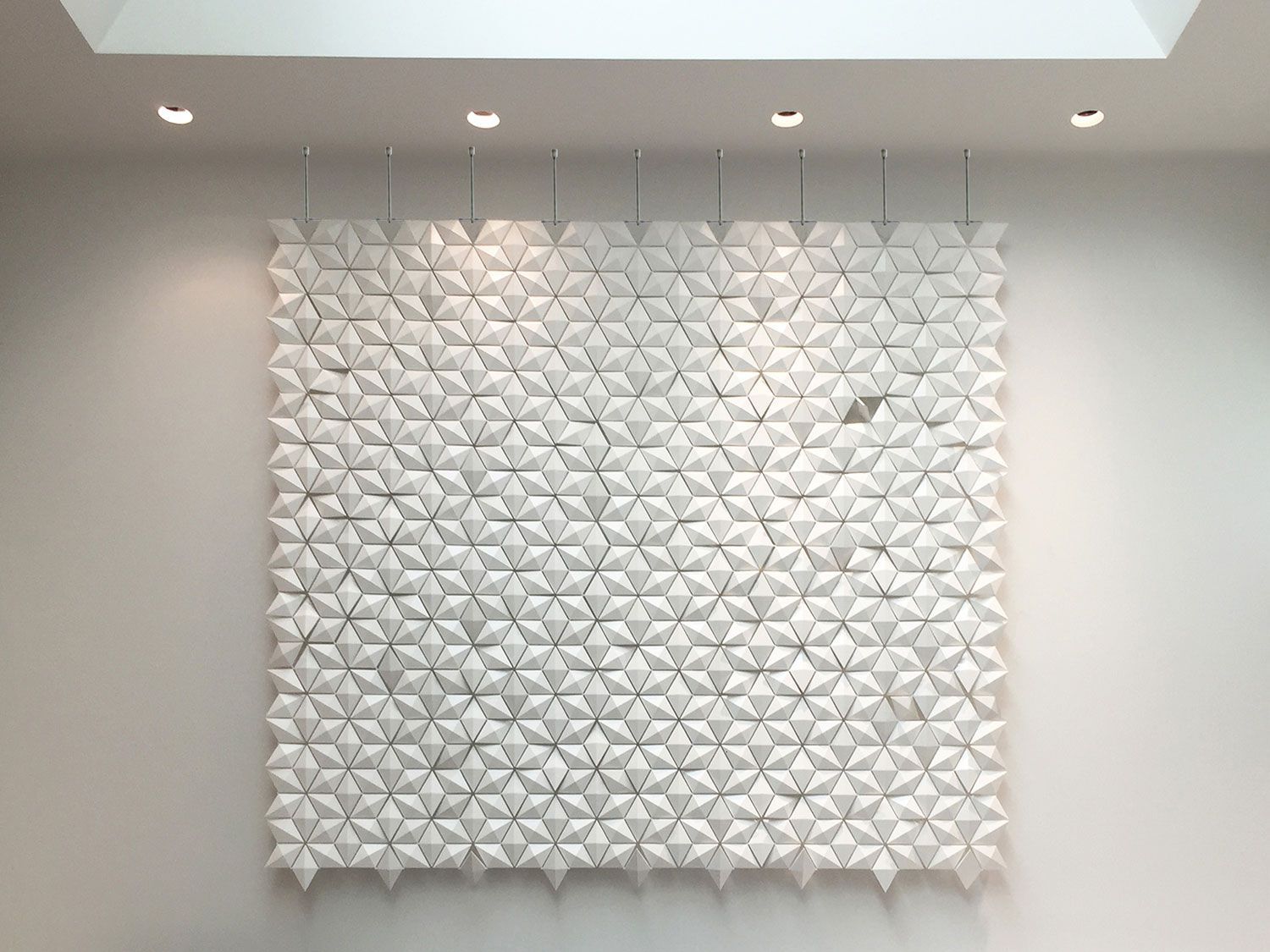 Подвесная перегородка bloomming FACET 306x265cm bianco ARCH-00131592