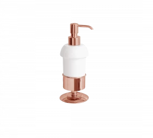 Gentry Home Настенный керамический подстаканник Kent Розовое золото GH102611