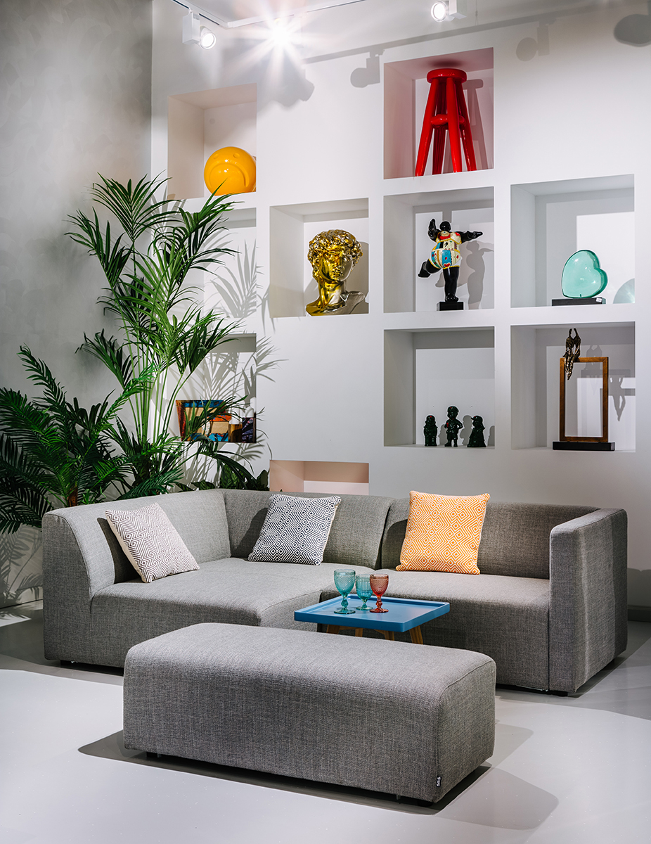 Диван John угловой светло-бирюзовый SITS ДИЗАЙНЕРСКИЕ, JOHN 192045 Голубой  - Вид №17