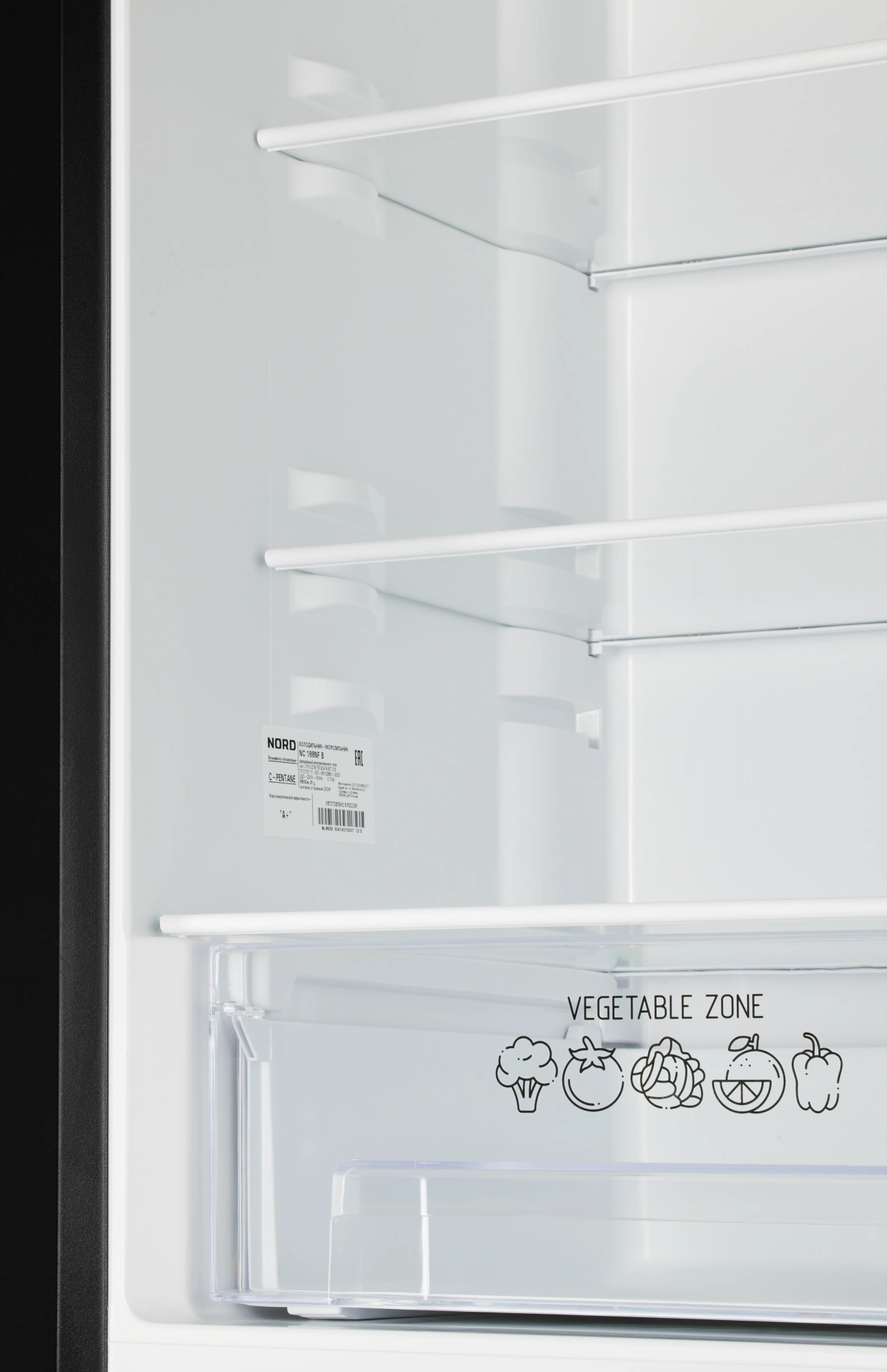 9291899 Холодильник с морозильником   NORD NRB 154 B черный STDN-0109081 - Вид №2