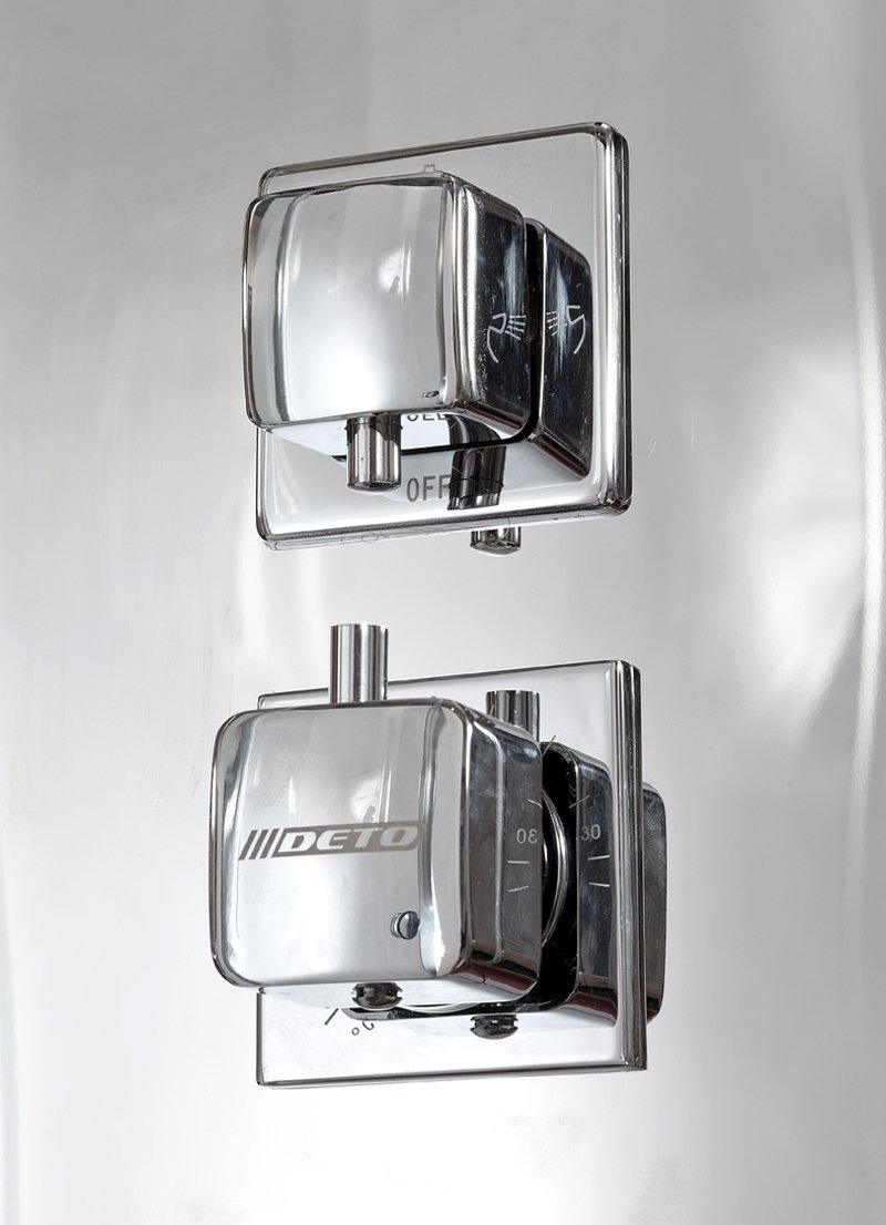 B09S+ эл. BLACK Душевая кабина DETO Серия B Z122 ESPOO с паром - Вид №10