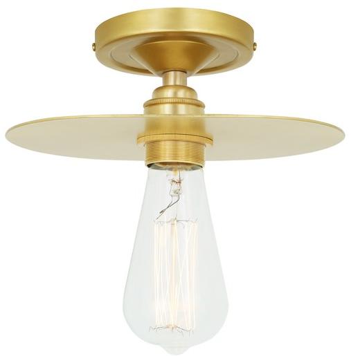 Mullan Lighting Потолочный светильник из латуни ручной работы Kigoma Mlcf42  - Вид №1