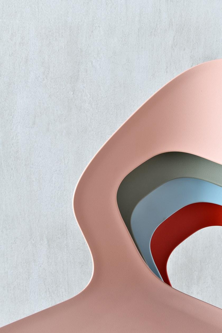 Crassevig Стул для конференций, штабелируемый салазками из полипропилена Mixis sun-id-1357778 - Вид №3