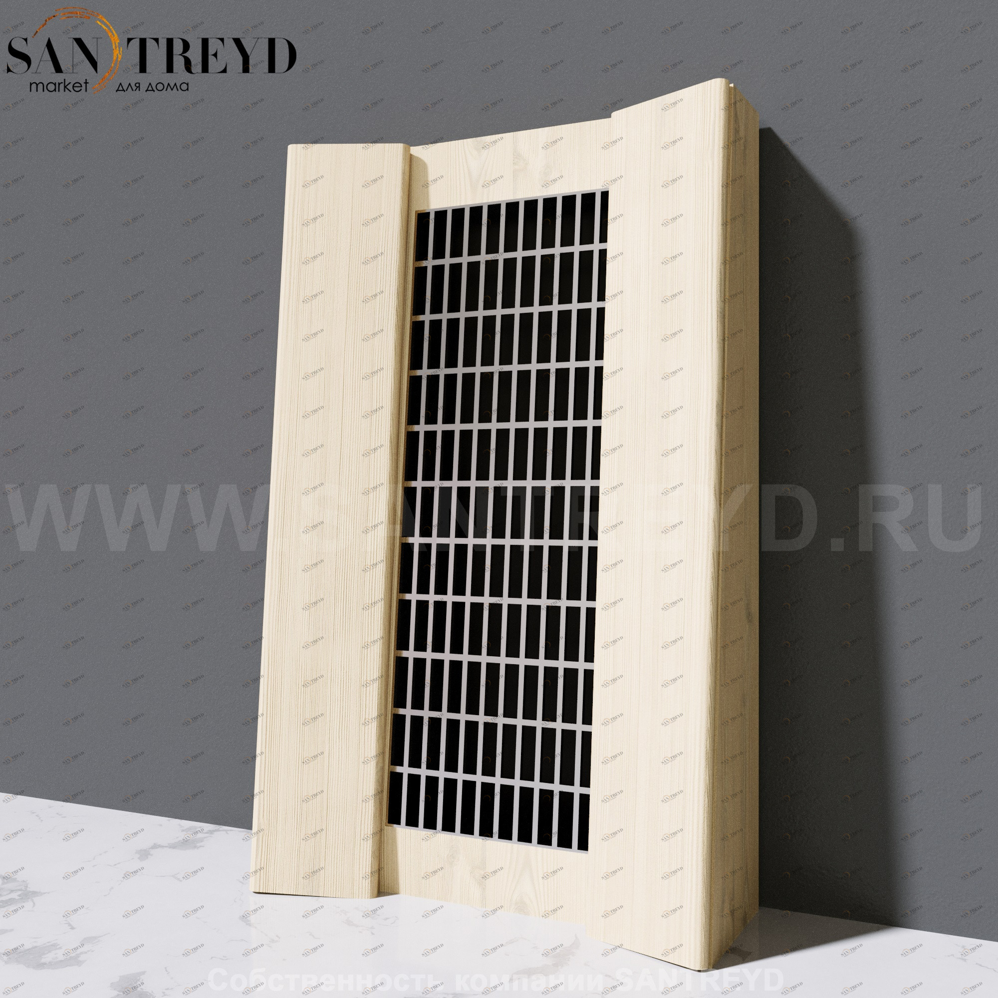 Effegibi ACCESSORI Инфракрасная лампа для сауны из натуральной осины AS30000043