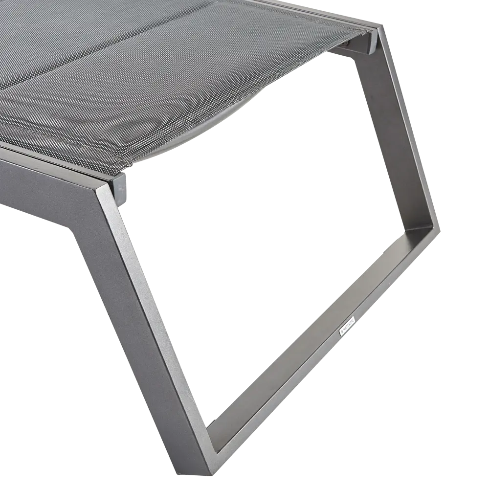 Шезлонг Naterial Odyssea II 222x87.5x64 см алюминий/текстилен серый 84494105 STLM-2087687  - Вид №9