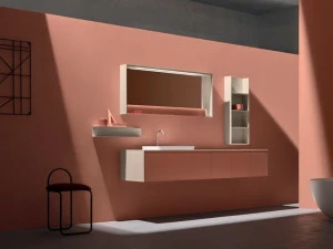 ARBLU Подвесной туалетный столик с ящиками, лакированный 5.zero