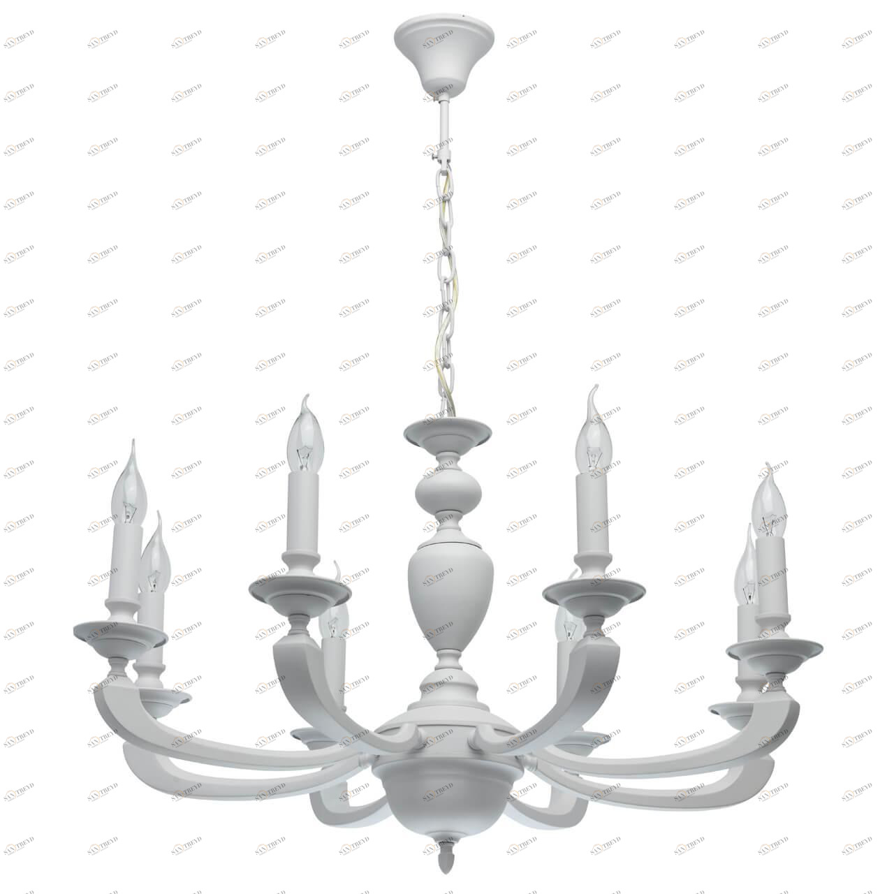 Подвесная люстра MW-Light Дэль Рей 6 700011708 MW-LIGHT ДИЗАЙНЕРСКИЕ, ДЭЛЬ РЕЙ 187447 Белый 