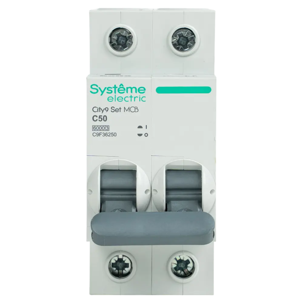 Автоматический выключатель Systeme Electric City9 Set C9F36250 2P С50 А 6 кА 89412725 STLM-2185310 - Вид №3