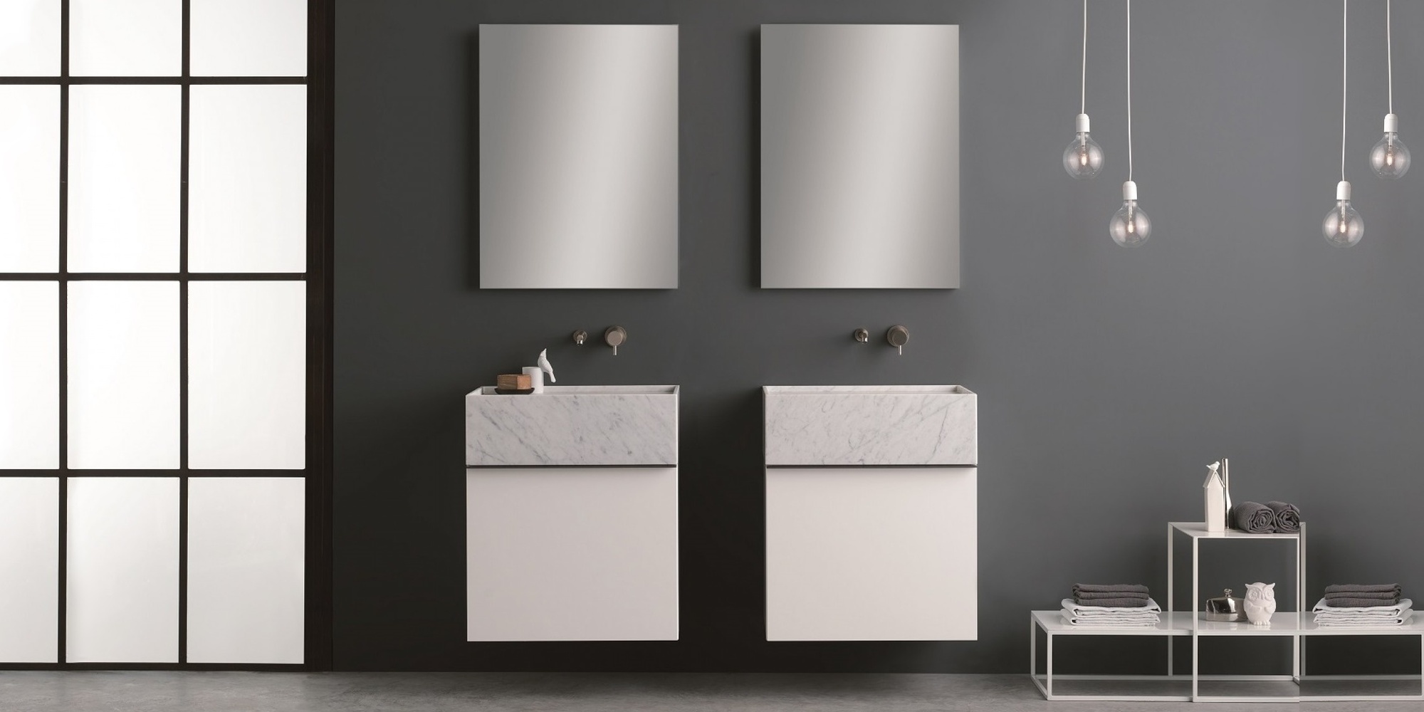 Toscoquattro Тумба под раковину 60 см PIANO белая матов 24A31LO - Вид №2