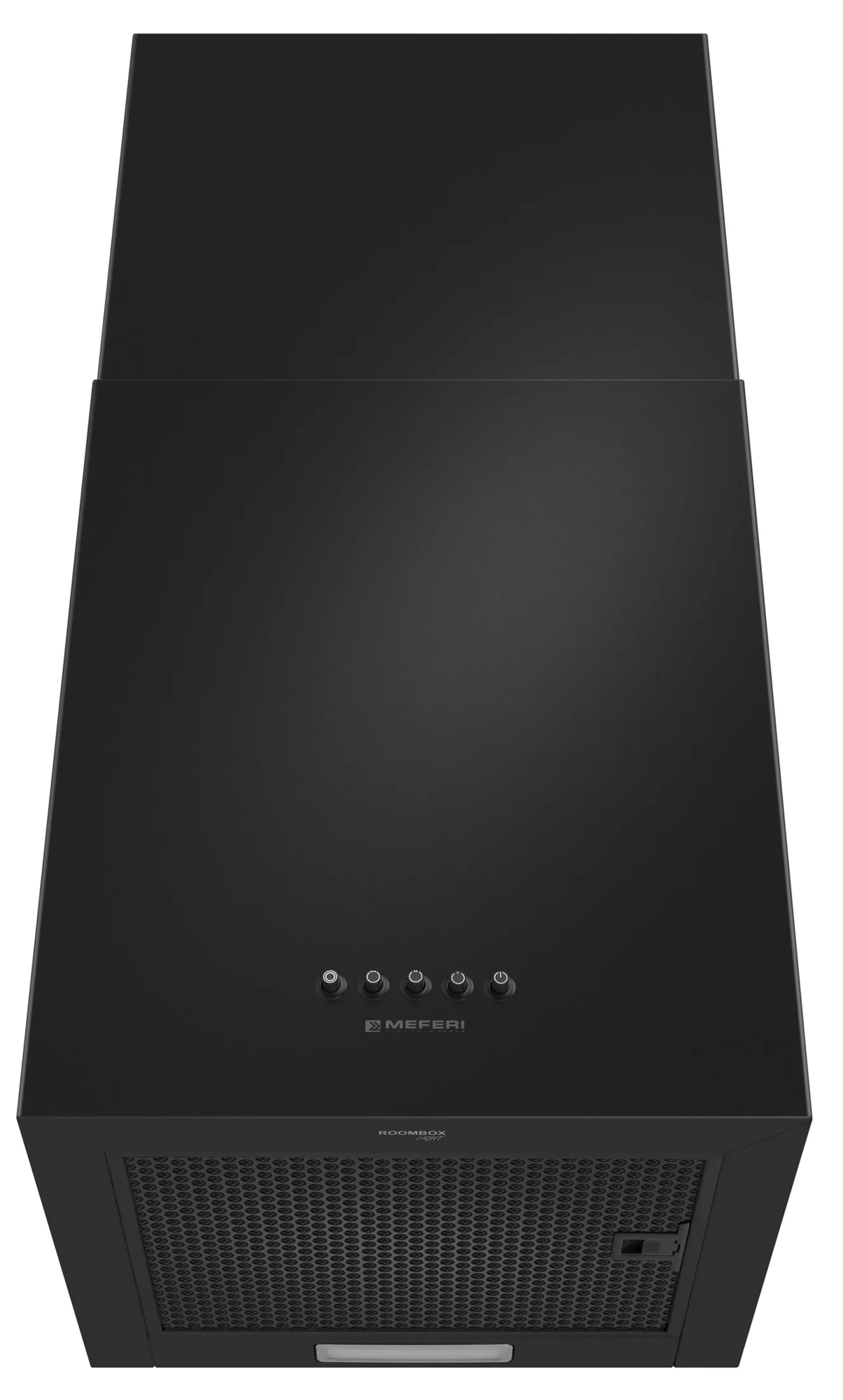 9168704 Вытяжка пристенная Meferi ROOMBOX40BK LIGHT черный STDN-0017900 - Вид №1