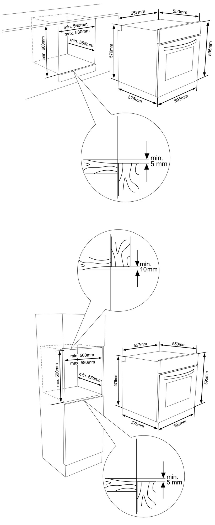 8156911 Электрический духовой шкаф Jacky's JO EW7518 белый STDN-0054254 - Вид №19