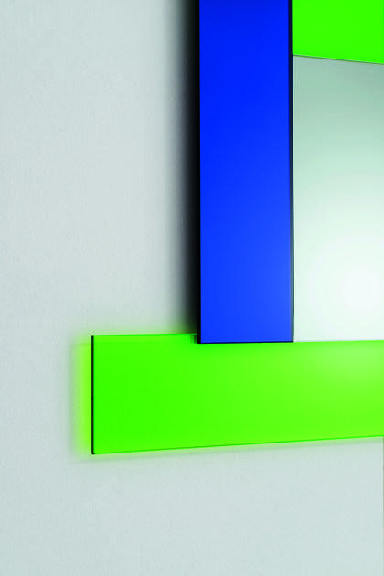 Glas Italia Квадратное настенное зеркало в раме Gli specchi di dioniso Dioniso2  - Вид №1