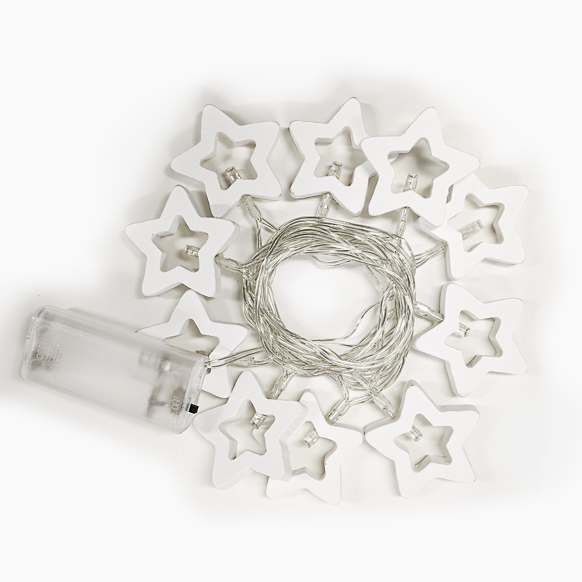 82839202 Электрогирлянда комнатная «Нить» 3 м 20 LED1 тёплый белый на батарейках Santreyd 