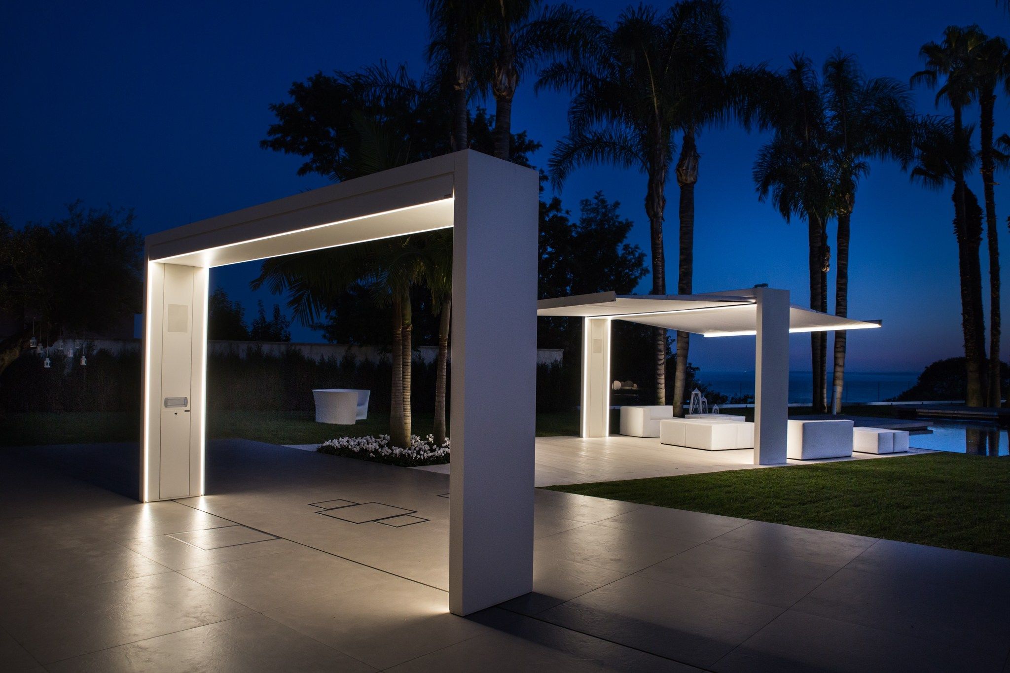 Самонесущий моторизованный козырек от солнца UNOSIDER GATE SHADE ARCH-00152562 - Вид №15