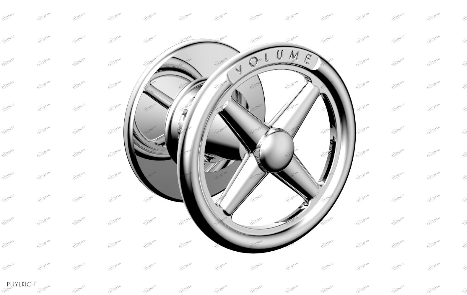 Регулятор напора WORKS Phylrich  220-35-026 Хромированный 