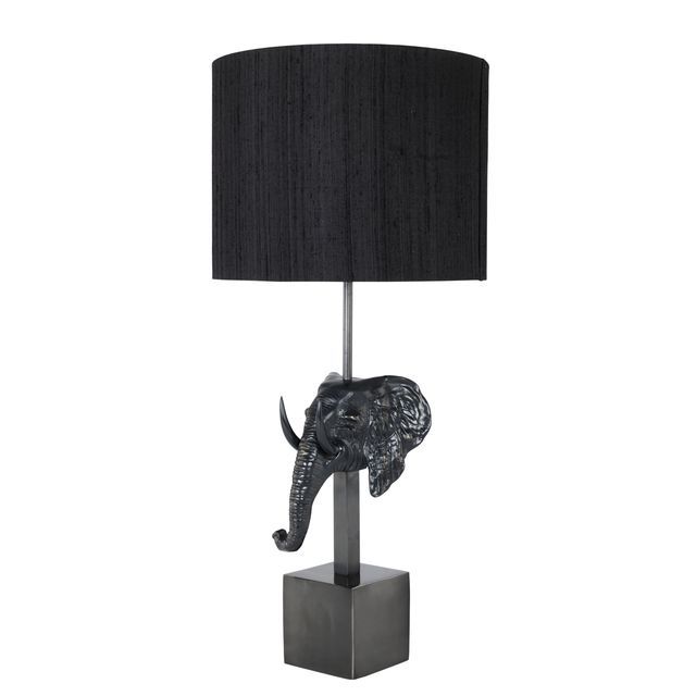 Настольная лампа Kruger от Eichholtz 109808 EICHHOLTZ ЖИВОТНЫЕ, СЛОН 061733 Бронза;черный  - Вид №1