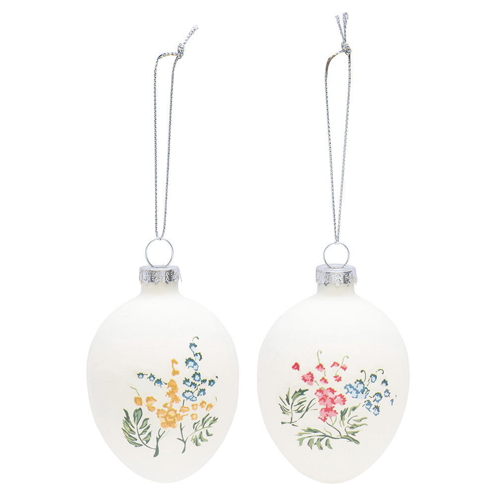 GLAEGGHMRA0112 Подвесное Декоративное Яйцо Mira White Greengate SS2020 