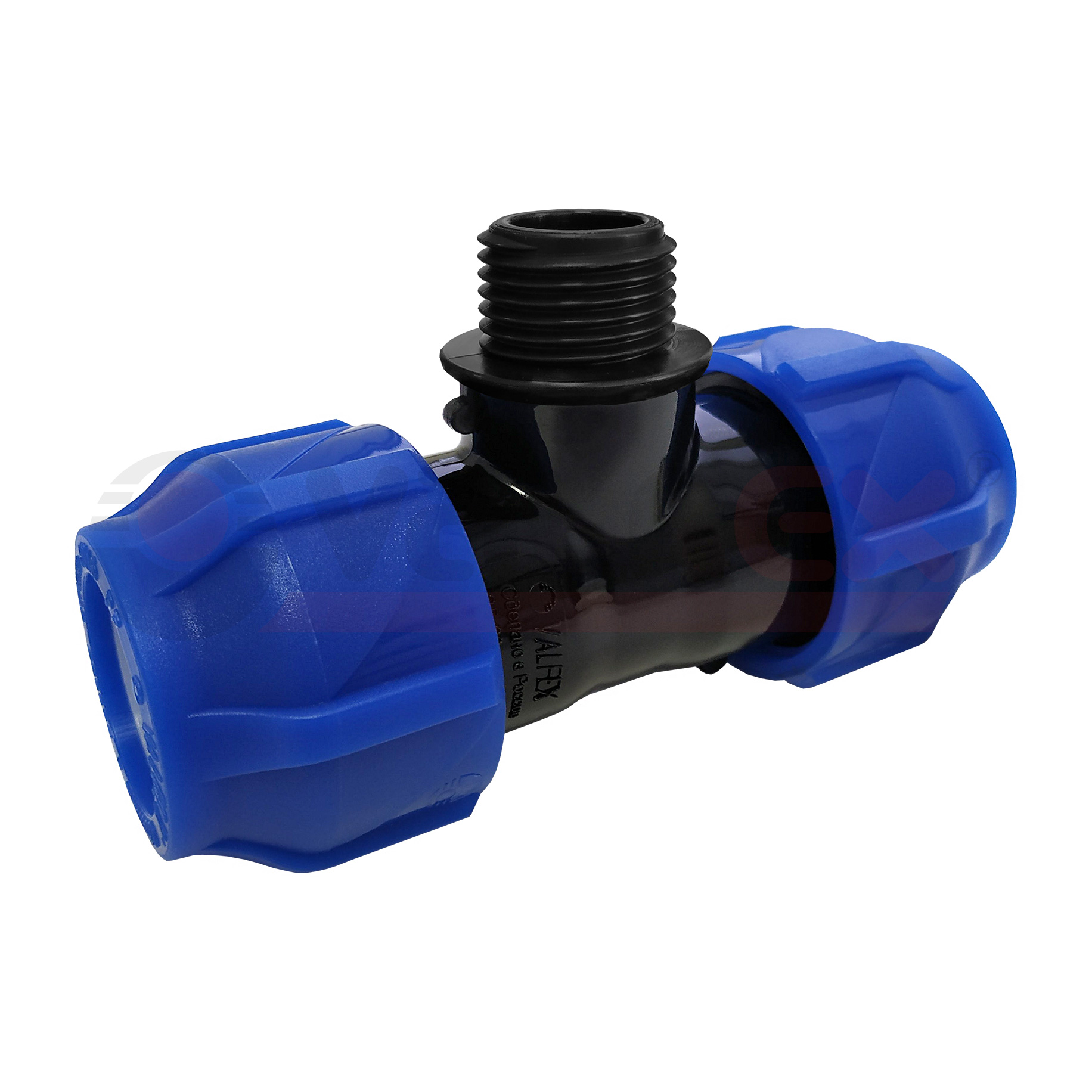 1210024011440 Valfex Тройник компрессионный переходной с наружной резьбой 