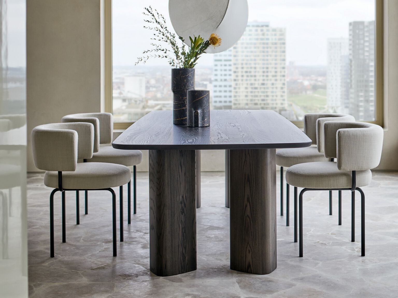 Прямоугольный обеденный стол из массива дерева more Oso ARCH-00128627 - Вид №2