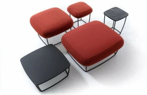 La Cividina Пуф из мягкой ткани Bernard