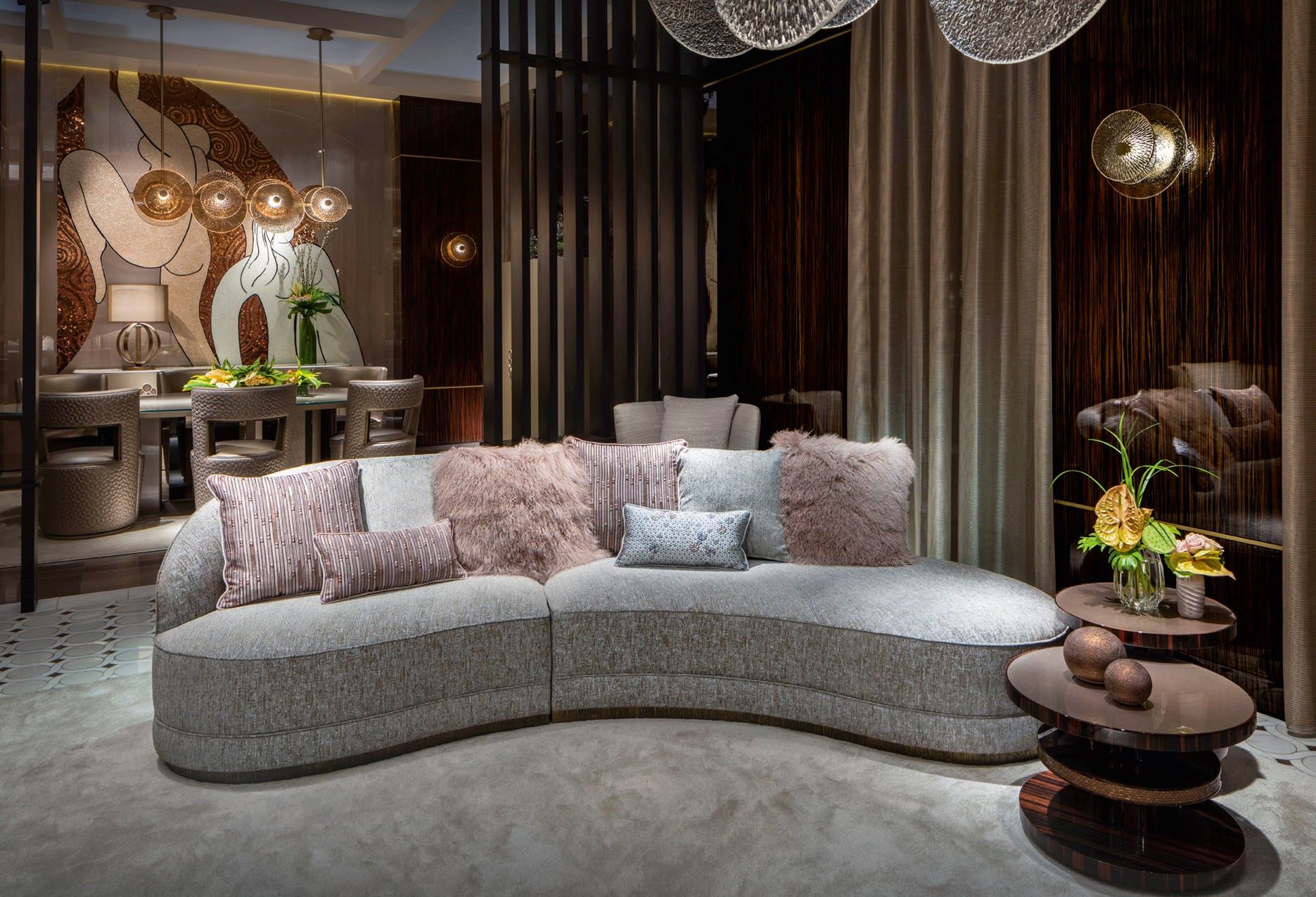 Ткань с эффектом мозаики Sicis мозаика ARCH-00089344 - Вид №1