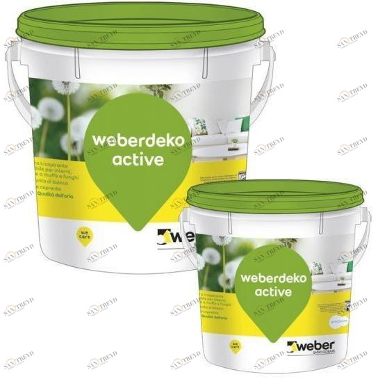 Saint-Gobain Weber Полусмываемая светящаяся краска на водной основе, устойчивая к плесени и грибку Weberdeko sun-id-1460248