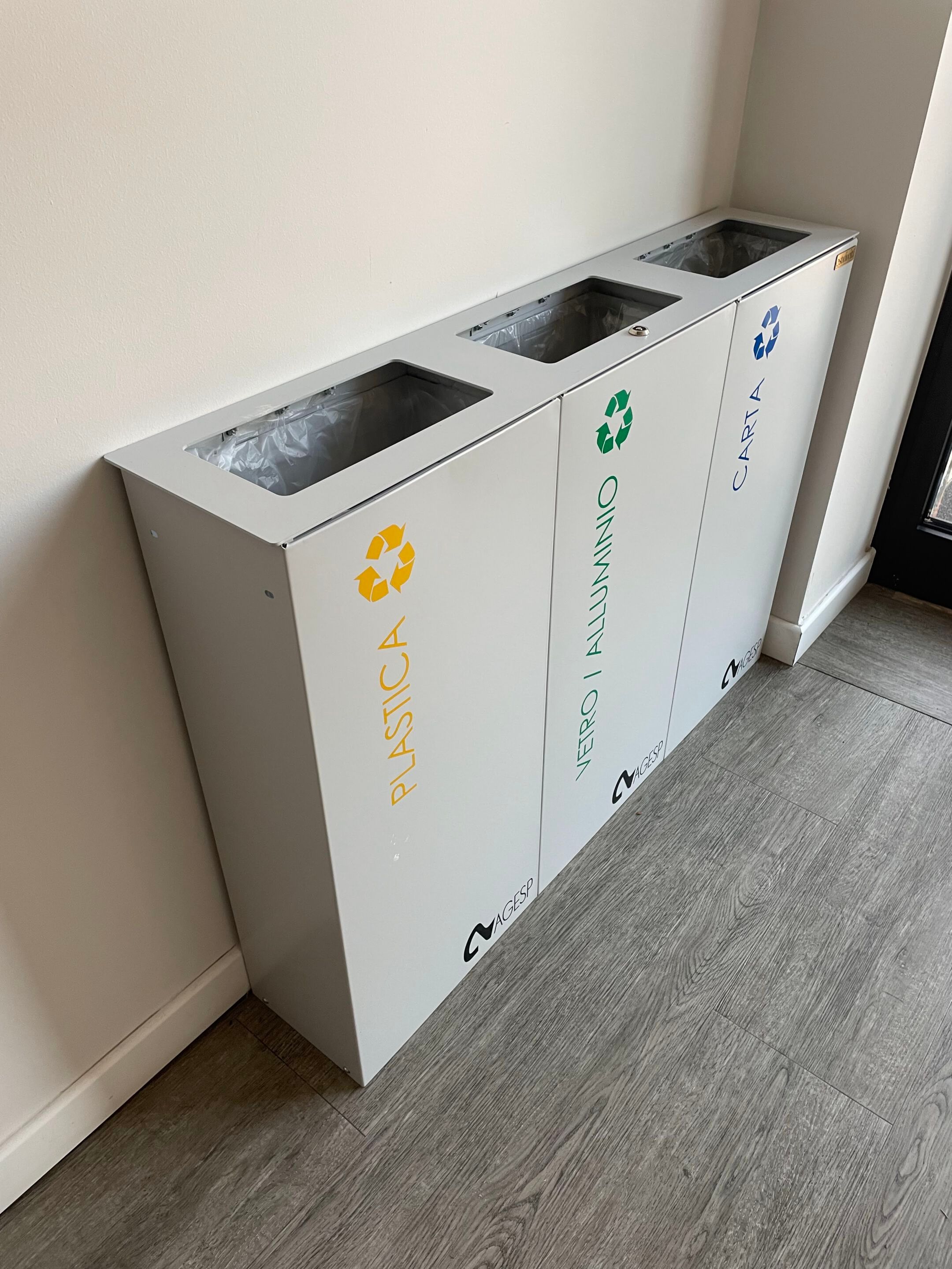 Стальная корзина для мусора для утилизации отходов Studio Città ECO BIN SLIM ARCH-00088129 - Вид №5