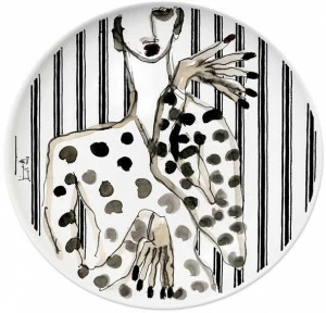 Kiasmo Керамическая тарелка Portrait K+mp5