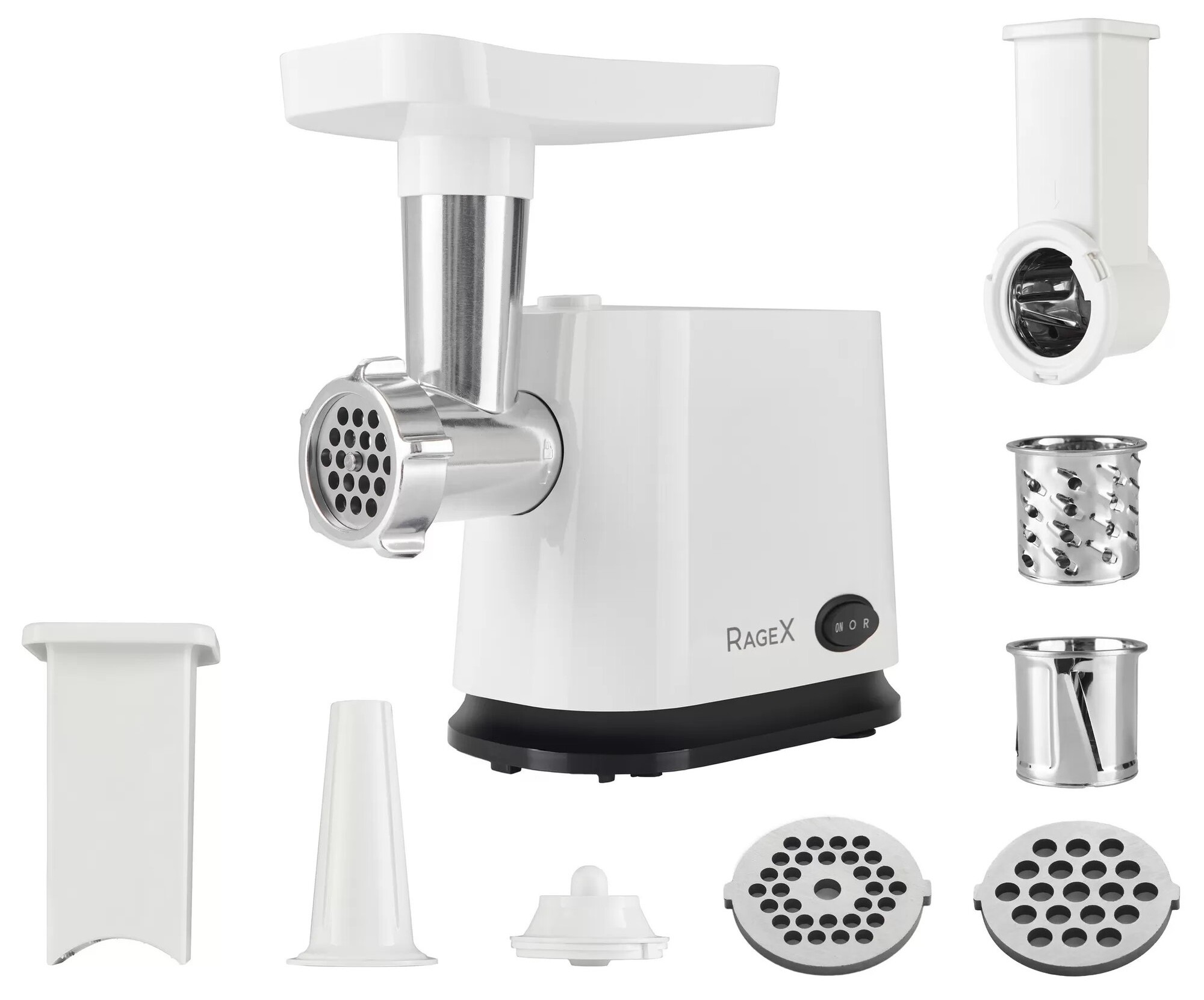 9269204 Мясорубка электрическая RAGEX R803-100 белый STDN-0052882 - Вид №5