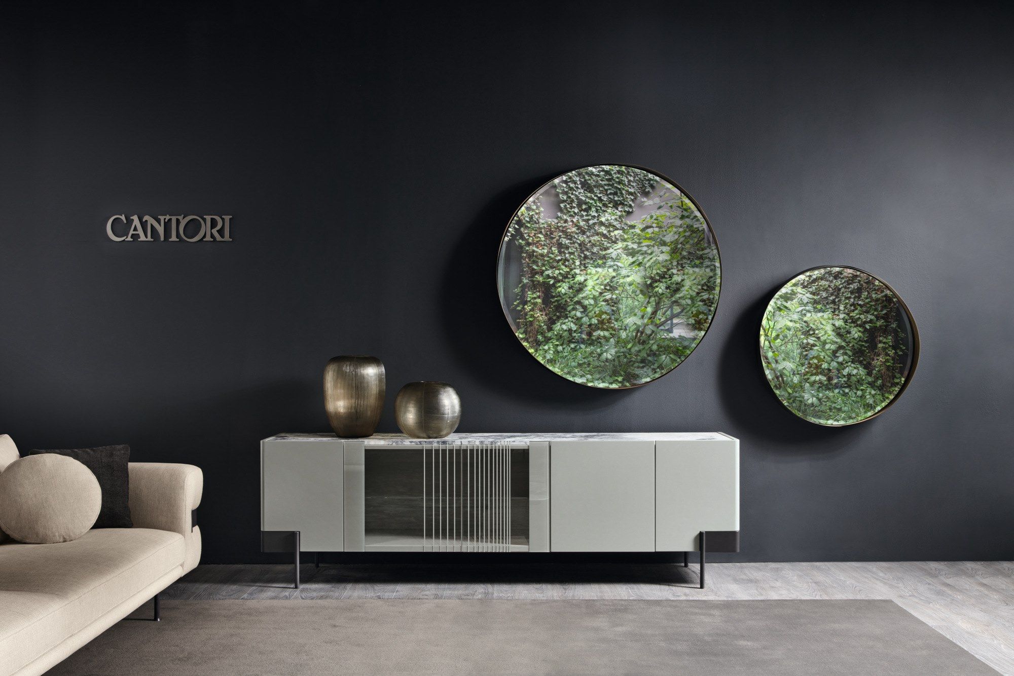 Настенное круглое зеркало с рамкой Cantori Роден ARCH-00084352 - Вид №5