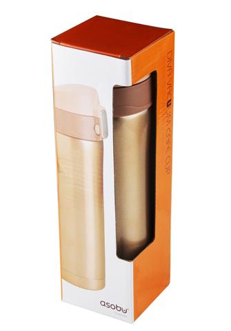 V600 brown-chocolate Термокружка 450 ml Asobu Diva Cup  - Вид №1