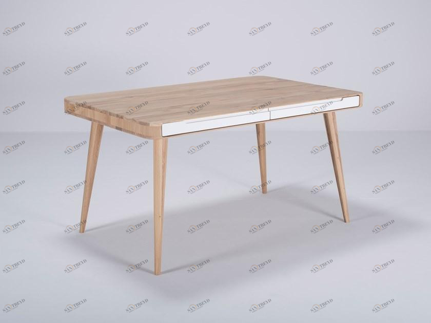 Gazzda Прямоугольный стол из дуба с ящиками Ena sun-id-1499079