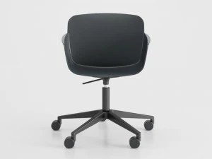 VAGHI Регулируемое по высоте офисное кресло из 5-спицевого полипропилена с подлокотниками Libera Li04 / lc04