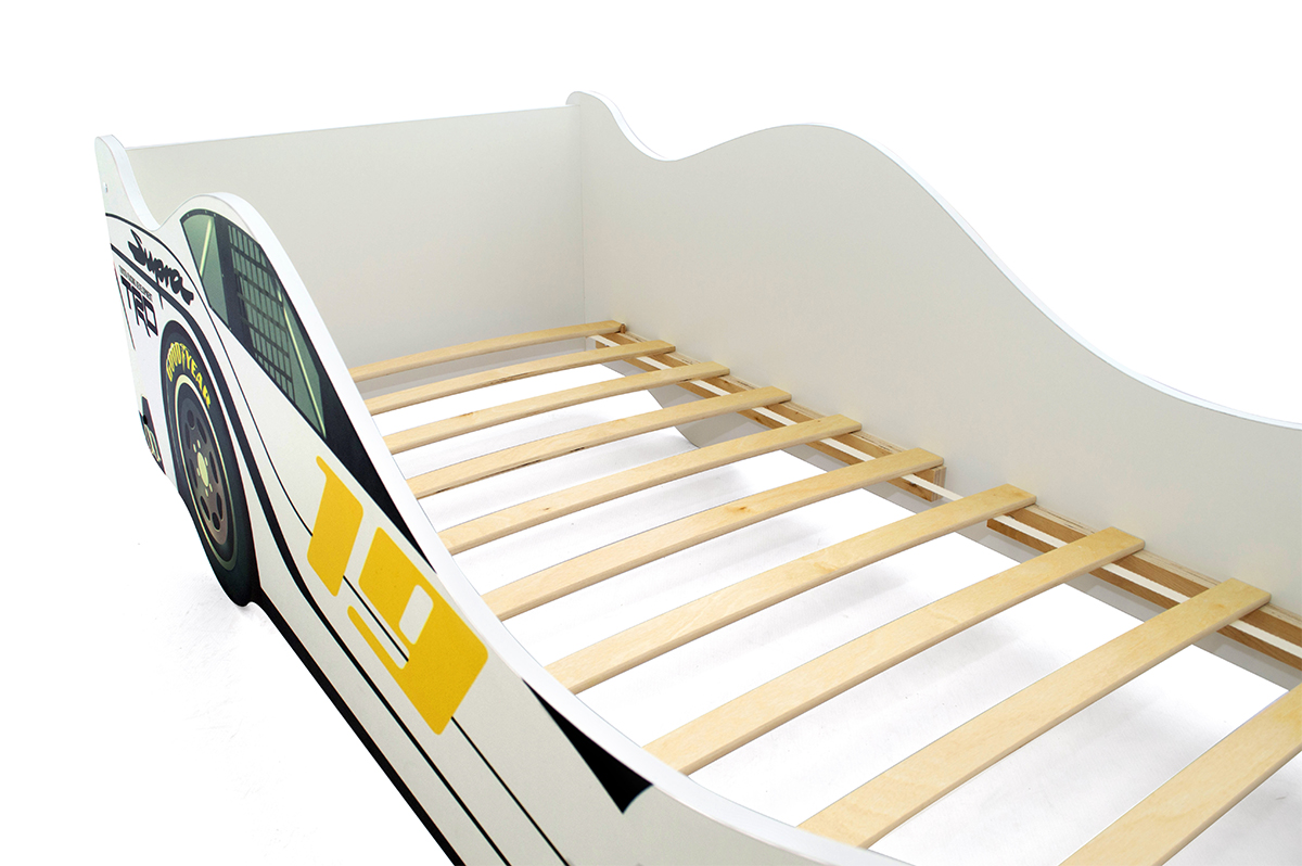 Детская кровать-машина белая "Супра" БЕЛЬМАРКО  00-3873170 Белый Santreyd  - Вид №8